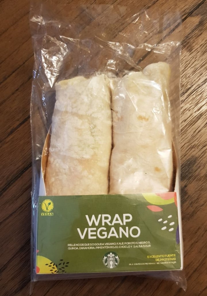 photo of Starbucks Coffee Wrap Vegano shared by @diegofervilches on  19 Jan 2020 - review