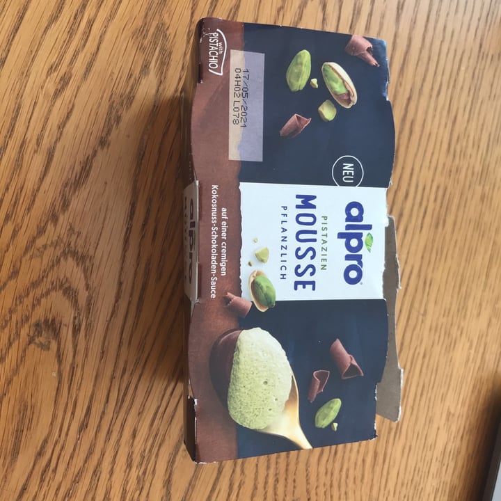 photo of Alpro Pistachio Mousse shared by @leoniepress on  27 Apr 2021 - review
