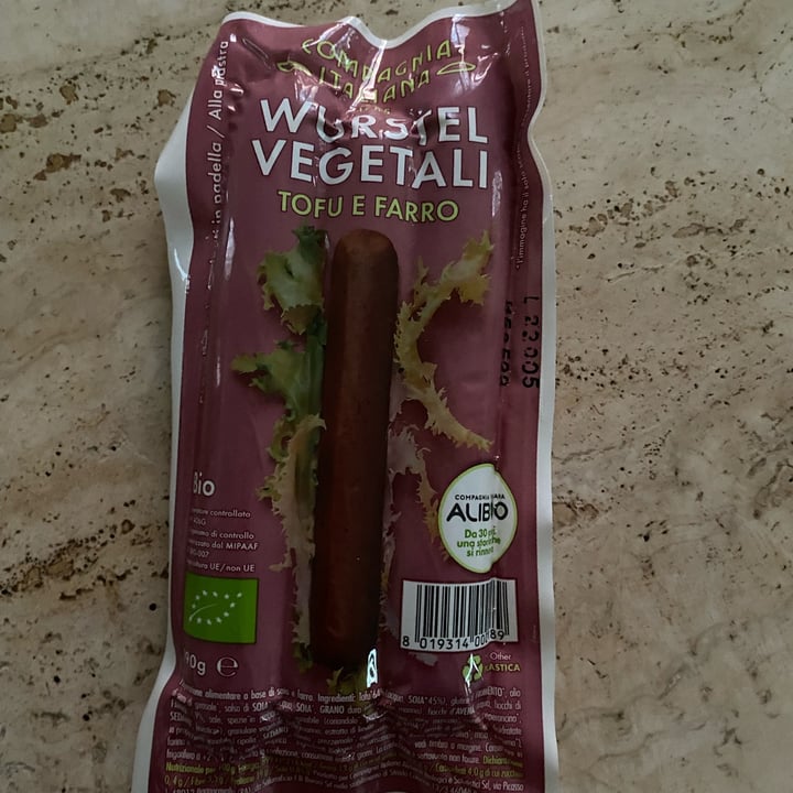 review photo of Compagnia Italiana Wurstel Tofu e Farro shared by @chiaraturrini on 14 Apr 2022 - review