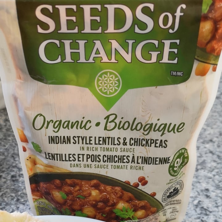 photo of Seeds of Change Indian Style Lentils And Chickpeas shared by @nativeflowerchild on  05 May 2020 - review