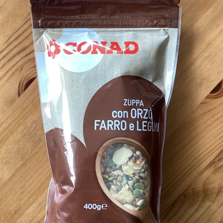 review photo of Conad Zuppa con cereali e legumi shared by @serenagrazia on 03 Apr 2022 - review