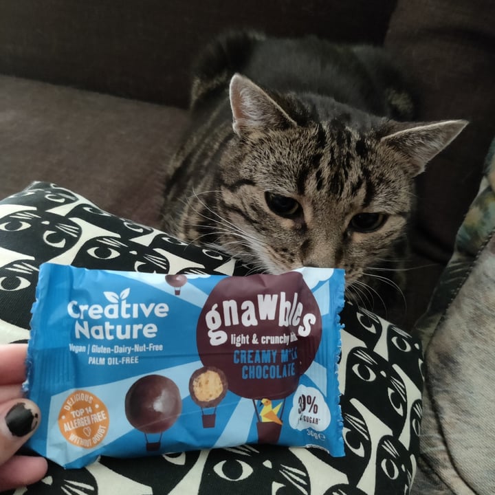 photo of Creative Nature Gnawbles Creamy Milk Chocolate shared by @enkelvegan on  16 Sep 2022 - review