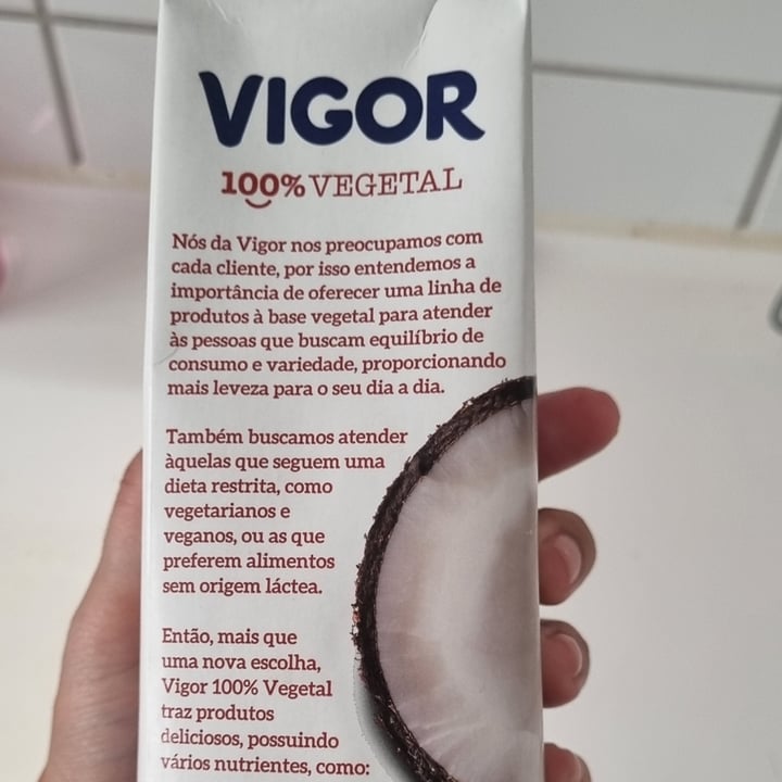 review photo of Vigor Leite Vegetal De Coco shared by @danieladadalt on 01 Aug 2022 - review