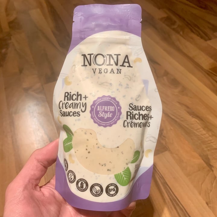 photo of NONA Vegan Foods Alfredo Style Sauce shared by @xdarrenx on  22 Oct 2020 - review