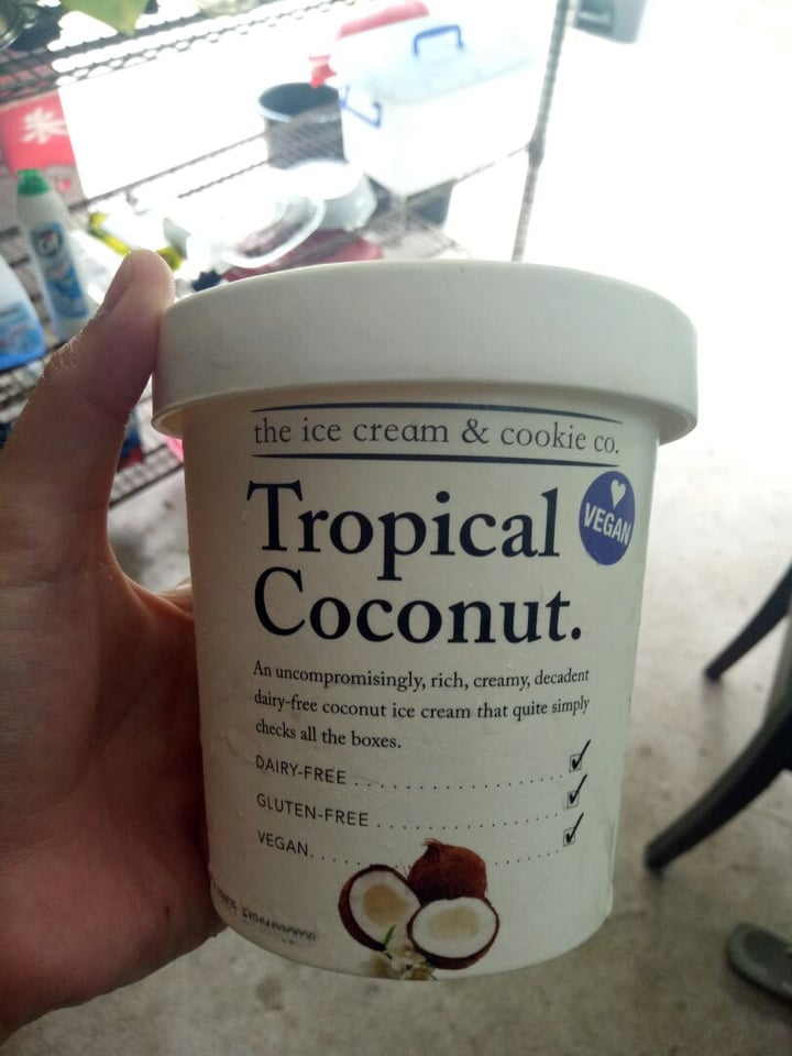 photo of The Ice Cream & Cookie Co Vegan Tropical Coconut Ice Cream shared by @nora10 on  29 Apr 2019 - review