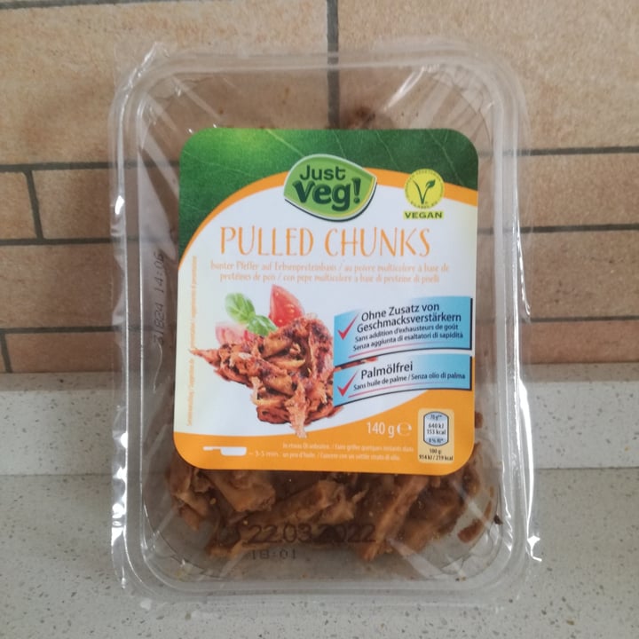 photo of Just Veg! (ALDI Italy) Pulled chunks shared by @eleonora85 on  22 Mar 2022 - review
