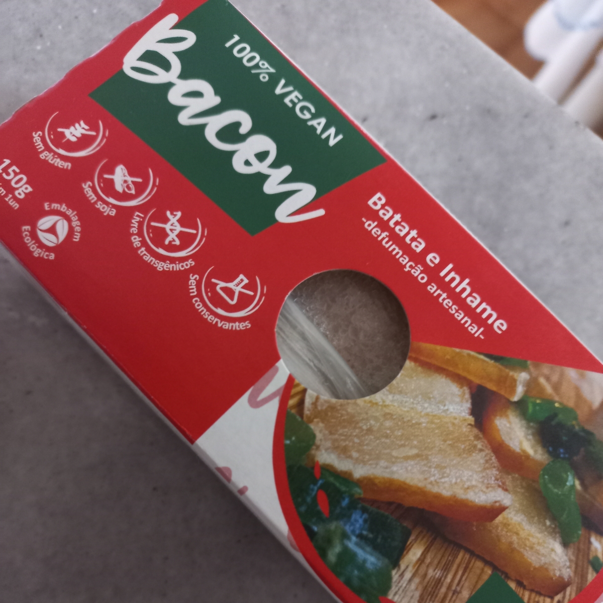 Bacon De Barata E Inhame from Tensei - Vegan Product Reviews & Ratings ...