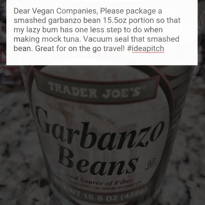 review photo of Trader Joe's Garbanzo beans shared by @gatherwithsarah on 24 Jul 2022 - review