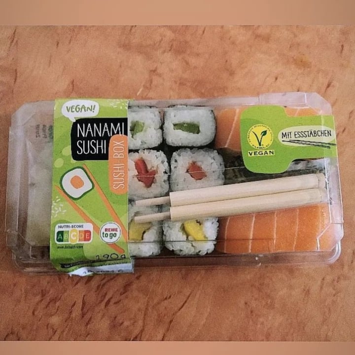 photo of Nanami Vegane Sushi Box shared by @seitanist on  17 Apr 2022 - review
