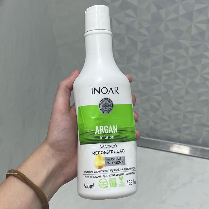 review photo of Inoar Shampoo Argan Reconstrução shared by @manoela06 on 18 Nov 2022 - review