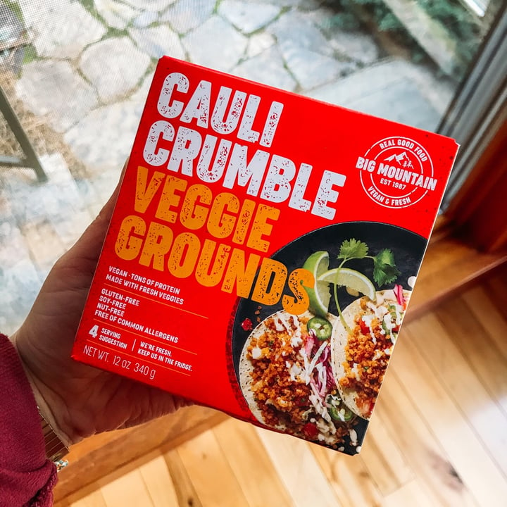 photo of Big Mountain Foods Cauli Crumble Veggie Grounds shared by @cheerfulchickpea on  12 Feb 2021 - review