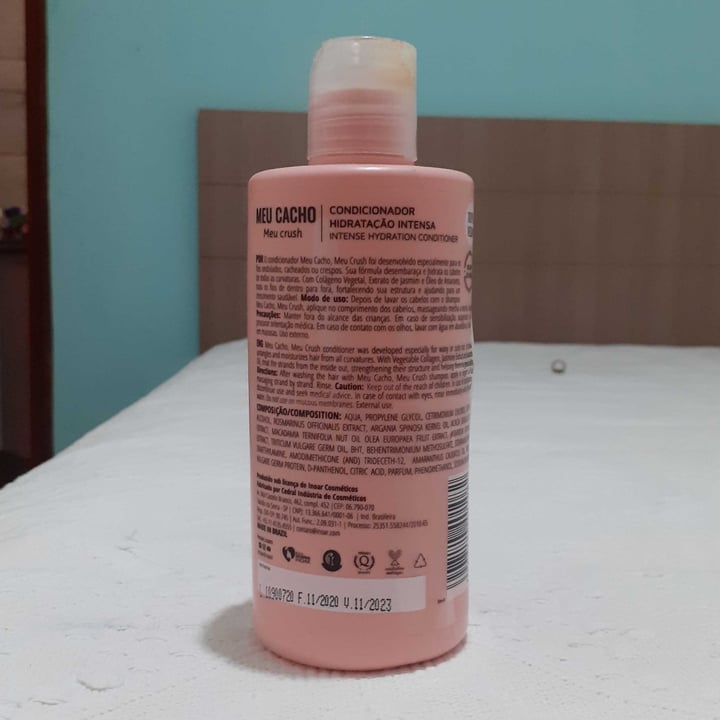 photo of Inoar Condicionador Hidratante shared by @raulzito on  28 Dec 2021 - review