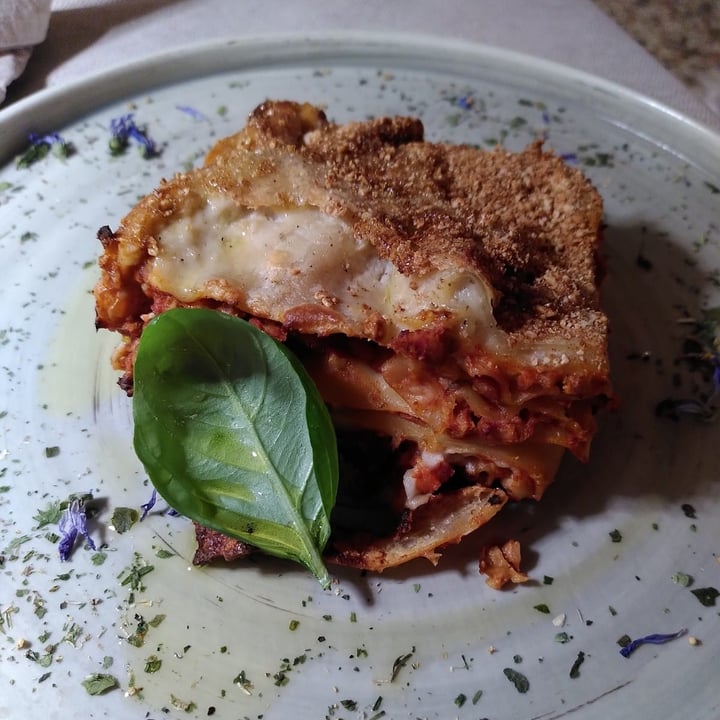 photo of Al Tiglio cucina naturale / Ristorante Veg Lasagna al Ragû Veg shared by @filippogarlant on  27 Aug 2022 - review