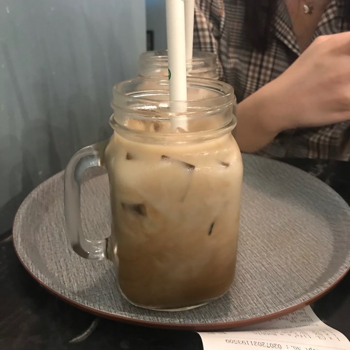 photo of The Kind Bowl No-moo Iced Latte shared by @veggieoty on  05 Jul 2021 - review