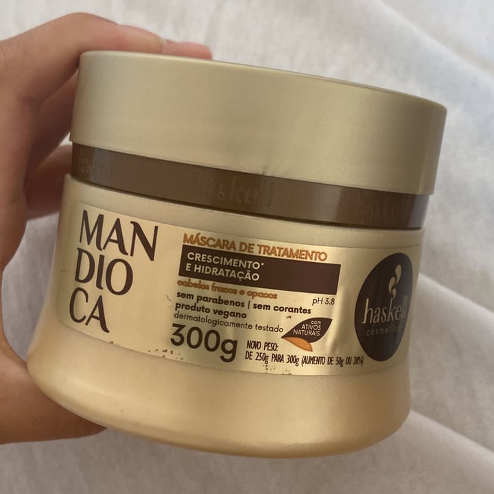 photo of haskell cosmético natural Máscara De Mandioca shared by @annalaura on  15 Oct 2022 - review