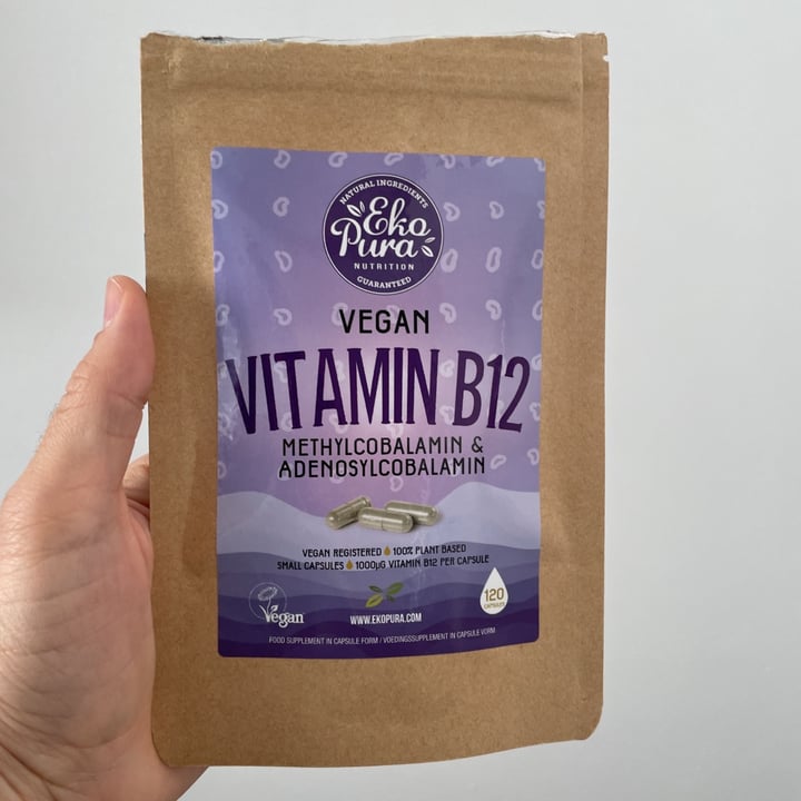 photo of EkoPura Vegan Vitamin B12 shared by @larsblom on  25 Mar 2021 - review