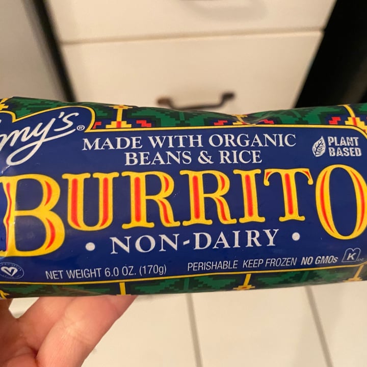 photo of Amy’s Amy’s Gluten Free Non-Dairy Organic Burrito with Beans & Rice shared by @jiasusannah on  18 Feb 2021 - review