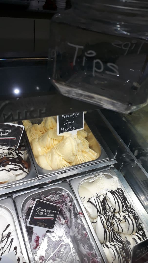Photo of the dish “Helado de Naranja, Lima Y Menta”