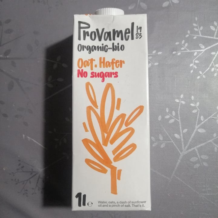 photo of Provamel Oat Hafer no sugar shared by @manuzen on  05 Dec 2021 - review