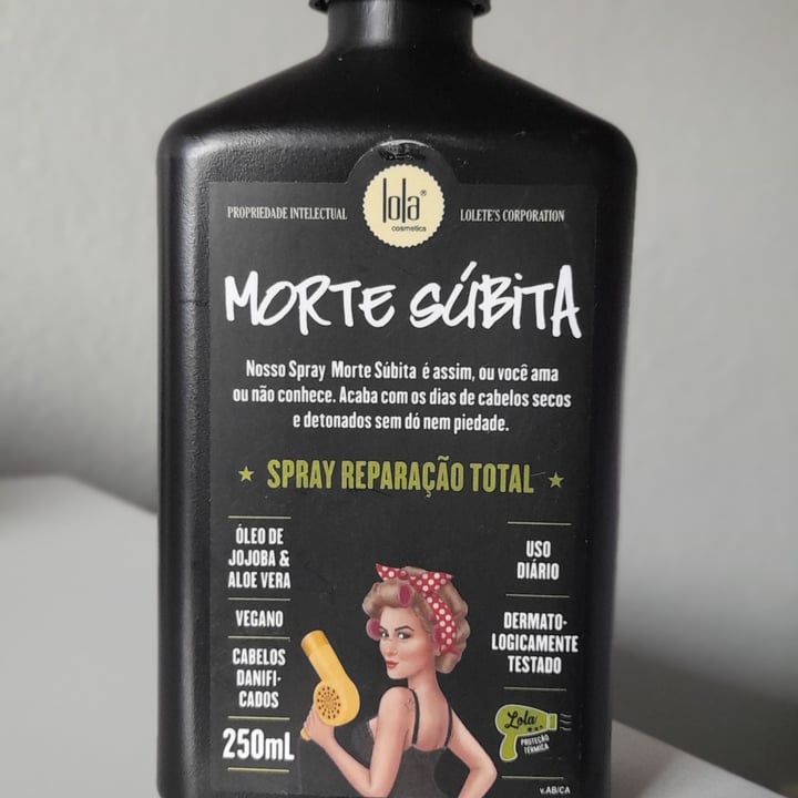 photo of Lola Cosmetics Morte Súbita Spray Reparação Total shared by @pricosta on  22 Aug 2022 - review