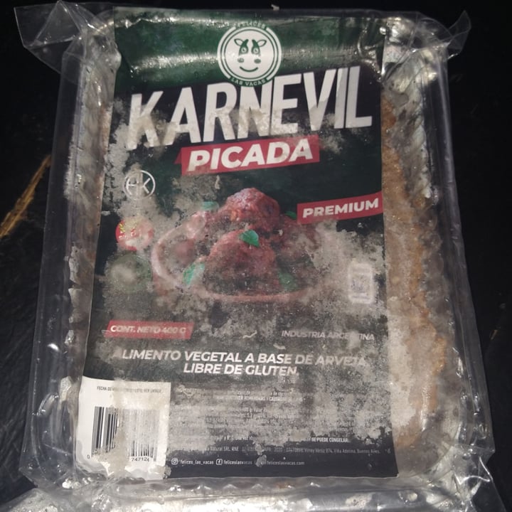 photo of Felices Las Vacas Karnevil Carne Picada shared by @pedrovegano on  27 Feb 2021 - review