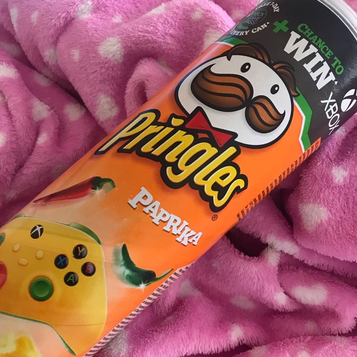 photo of Pringles Classic Paprika shared by @adarlingvegan on  18 Apr 2021 - review