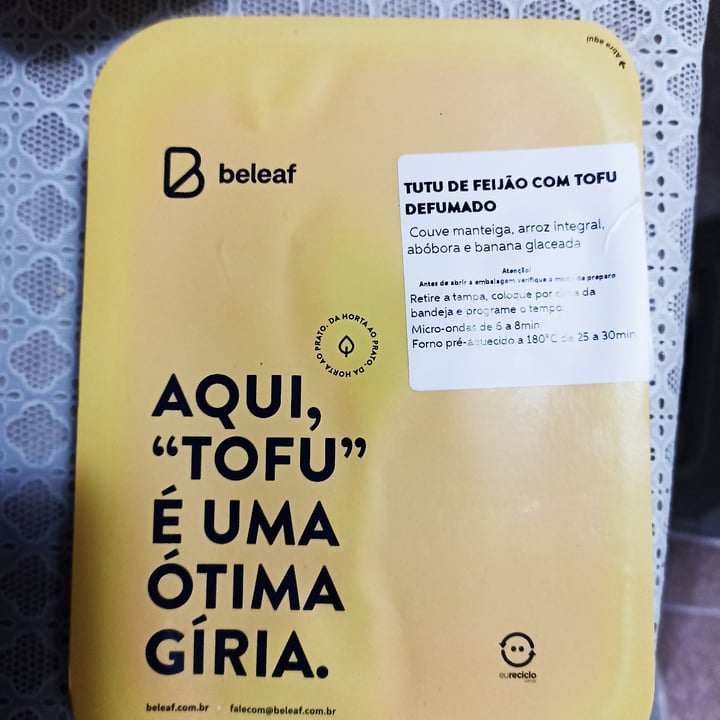 photo of Beleaf Tutu de feijão com tofu defumado shared by @mfatanes on  30 Apr 2022 - review