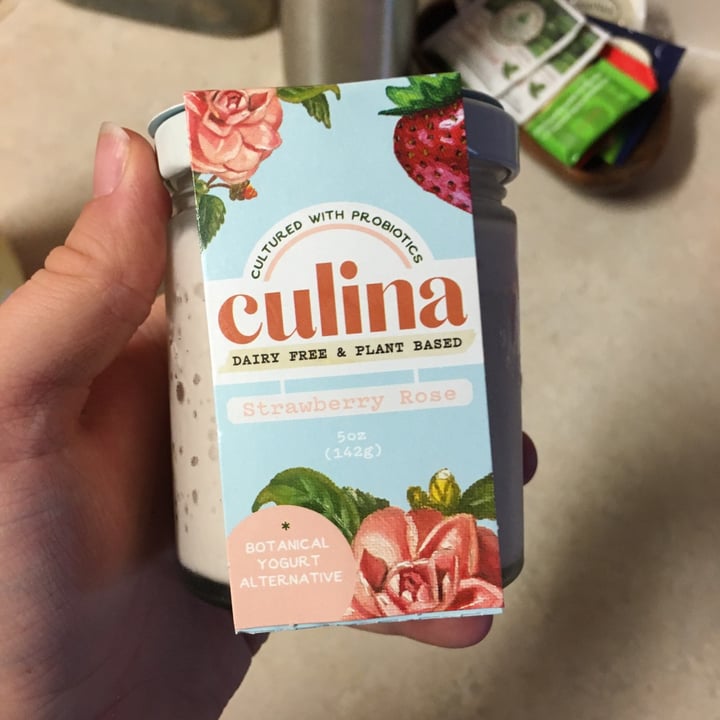 photo of Culina Yogurt Strawberry Rose Yogurt shared by @lisseatsplants on  24 Jul 2020 - review