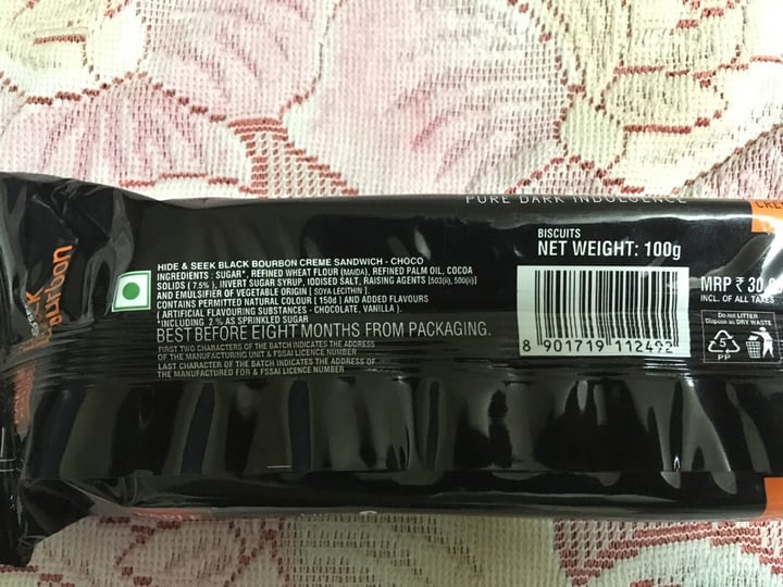 photo of Parle Black Bourbon shared by @ranjana on  02 Sep 2019 - review