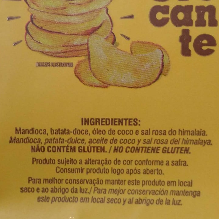 photo of DaColônia Chips mandioquinha + batata-doce shared by @fefrischrib on  21 Aug 2022 - review