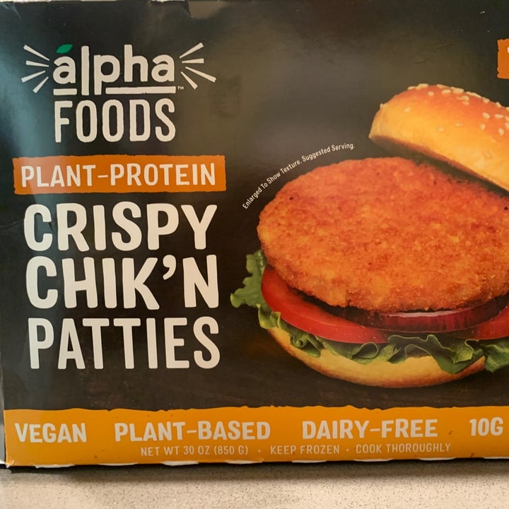 photo of Alpha Foods Crispy Chik’n Patties shared by @brimo3 on  20 May 2021 - review