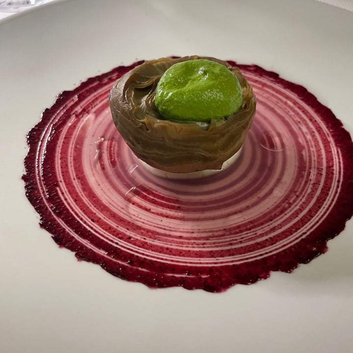 review photo of Joia Carciofo con wasabi e salsa al mirtillo shared by @cicini on 27 Mar 2022 - review