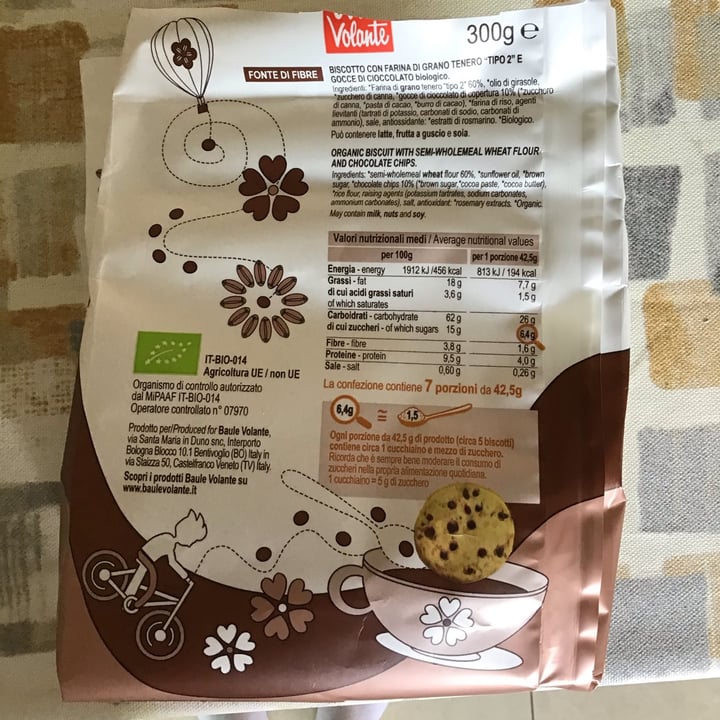 photo of Baule volante Frollini Con Gocce Di Cioccolato shared by @mari07 on  04 Jun 2022 - review