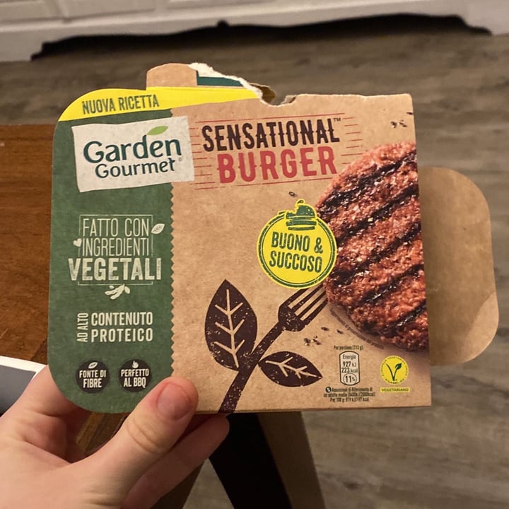 photo of Garden Gourmet Sensational Burger shared by @httpelnrmmln on  08 Apr 2022 - review
