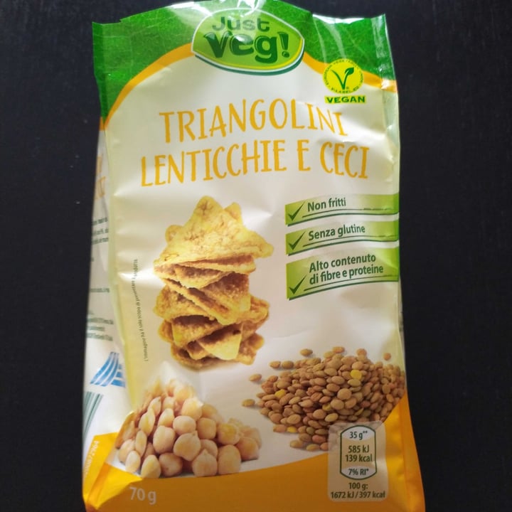 review photo of Just Veg! (ALDI Italy) Triangolini lenticchie e ceci shared by @trilli on 11 Mar 2022 - review