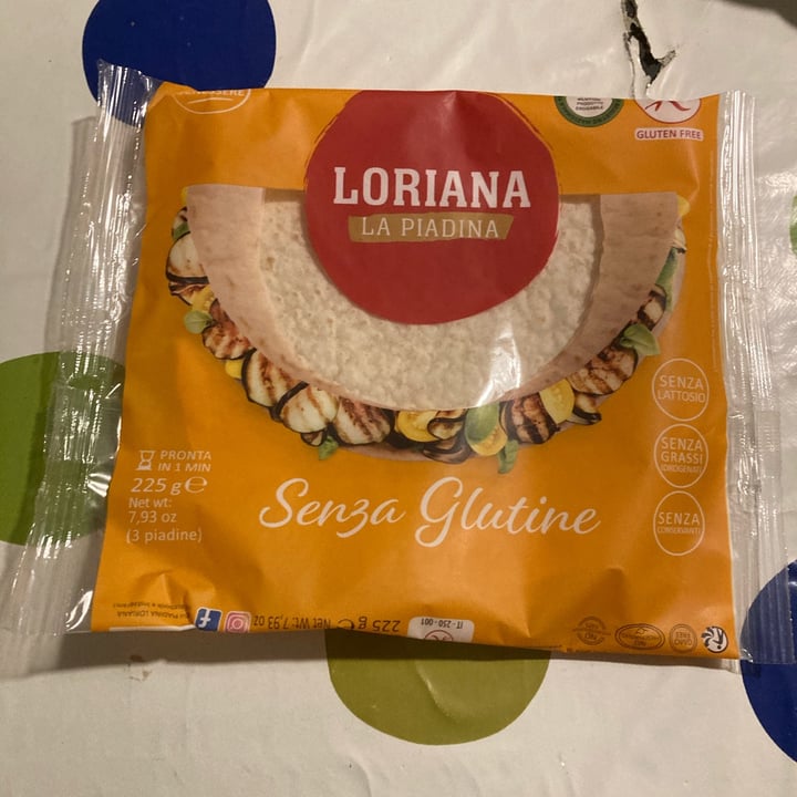 photo of Loriana la piadina Piadina senza glutine shared by @daxvegan on  01 Apr 2022 - review