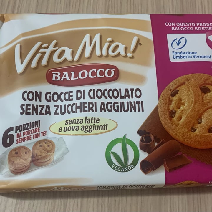 photo of Balocco Balocco Biscotti Con Gocce Di Cioccolato shared by @noemibarone on  10 Oct 2022 - review