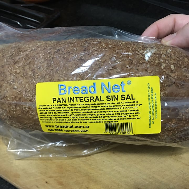 review photo of Bread Net Pan integral sin sal shared by @martica on 13 Aug 2021 - review