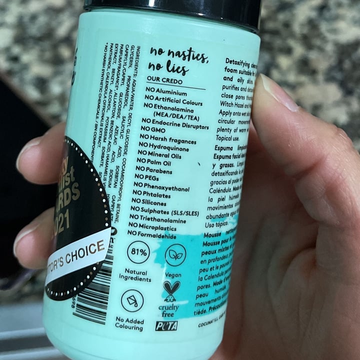review photo of Cocunat Detox Cleansing Foam shared by @gabi1603 on 03 Mar 2022 - review