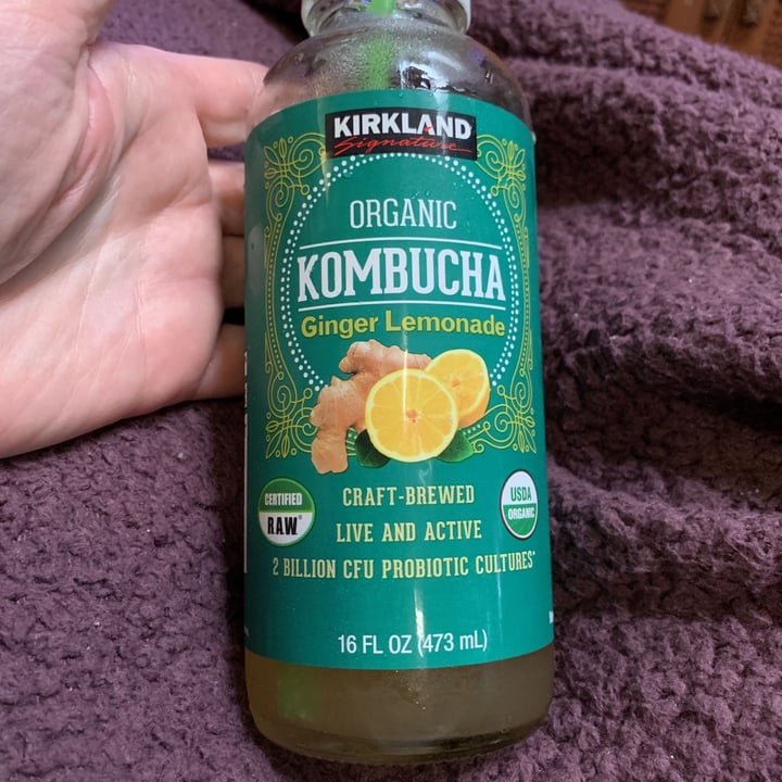 photo of Kirkland Signature Organic Ginger Lemonade Kombucha shared by @usa-ute on  05 Aug 2021 - review