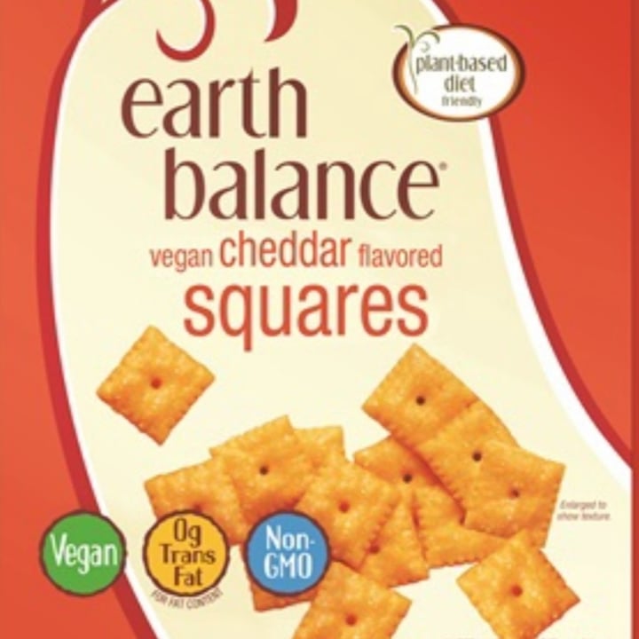photo of Earth Balance Vegan Cheddar Flavor Squares shared by @plantsforme on  19 Jul 2022 - review