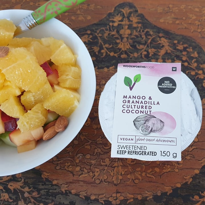 photo of Woolworths Food Mango & Granadilla Cultured Coconut shared by @compassionate1candy on  08 Jun 2021 - review