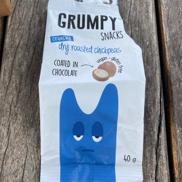 photo of Grumpy Snacks crunchy choc coated chickpeas shared by @julievan on  14 Aug 2021 - review