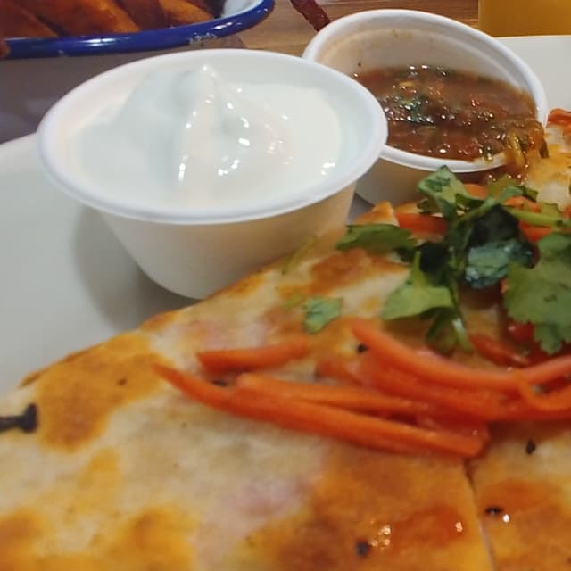 菜肴“Roasted Vegetable Quesadilla”的照片