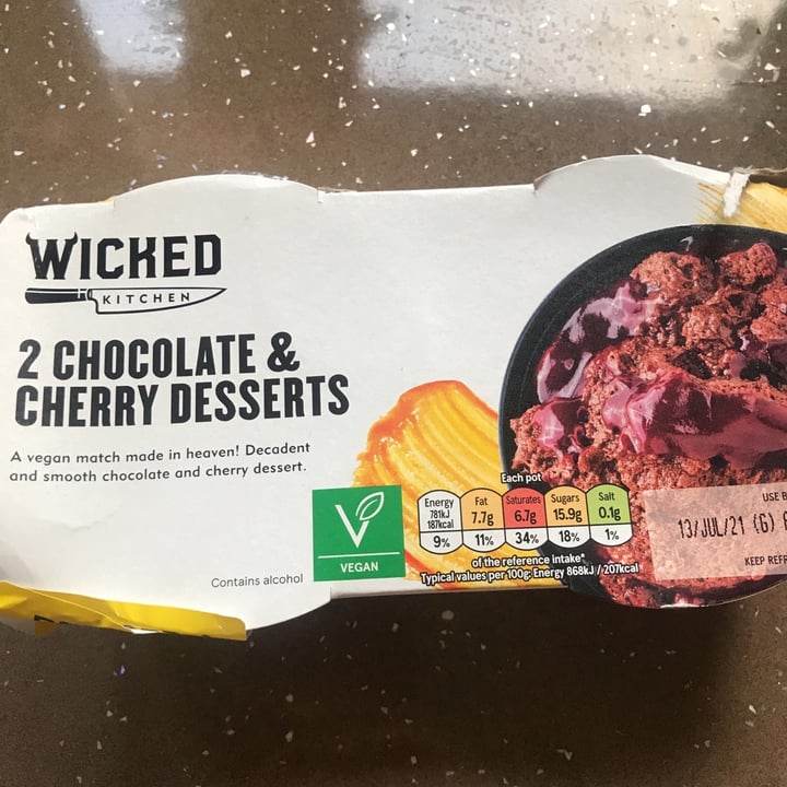 photo of Wicked Chocolate & Cherry Desserts shared by @camyfanizza on  14 Jul 2021 - review