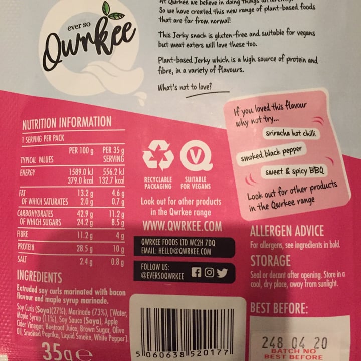 photo of Qwrkee Jerky shared by @peanut79 on  26 Feb 2021 - review