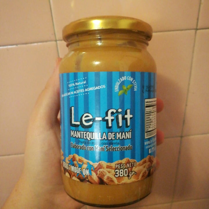 photo of Le-Fit Mantequilla De Maní Endulzada Con Stevia shared by @eug3 on  15 Nov 2020 - review