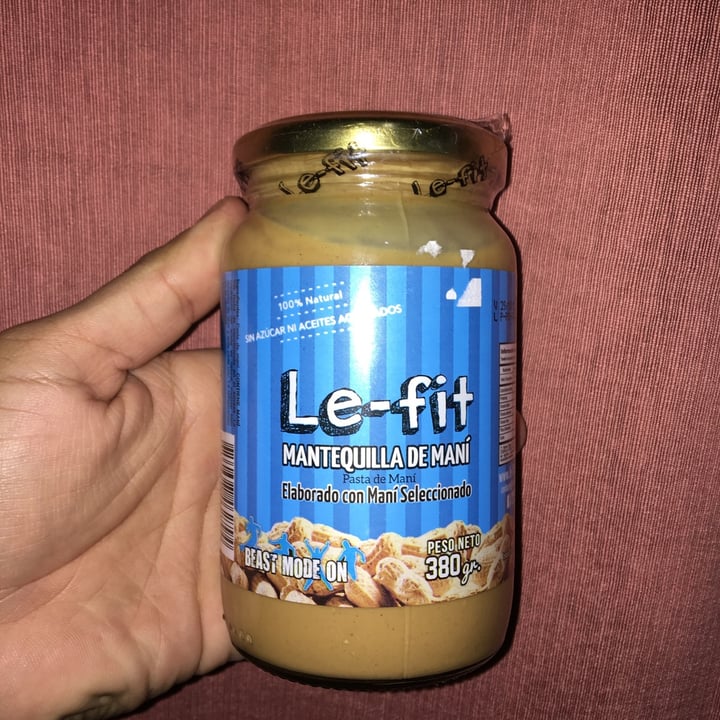 photo of Le-Fit Mantequilla De Mani Natural shared by @rodrigo on  31 May 2021 - review
