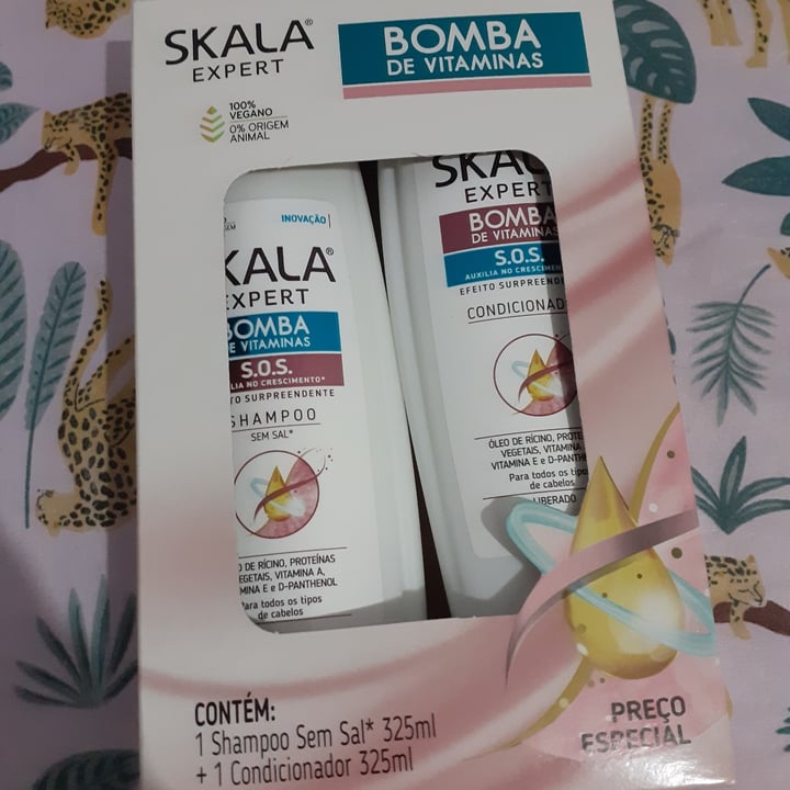 photo of Skala Combo shampoo e condicionador Sos Bomba shared by @primagopa on  29 Jan 2022 - review