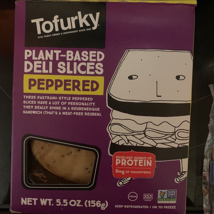 photo of Tofurky Plant-Based Deli Slices Peppered shared by @kahea on  08 May 2020 - review